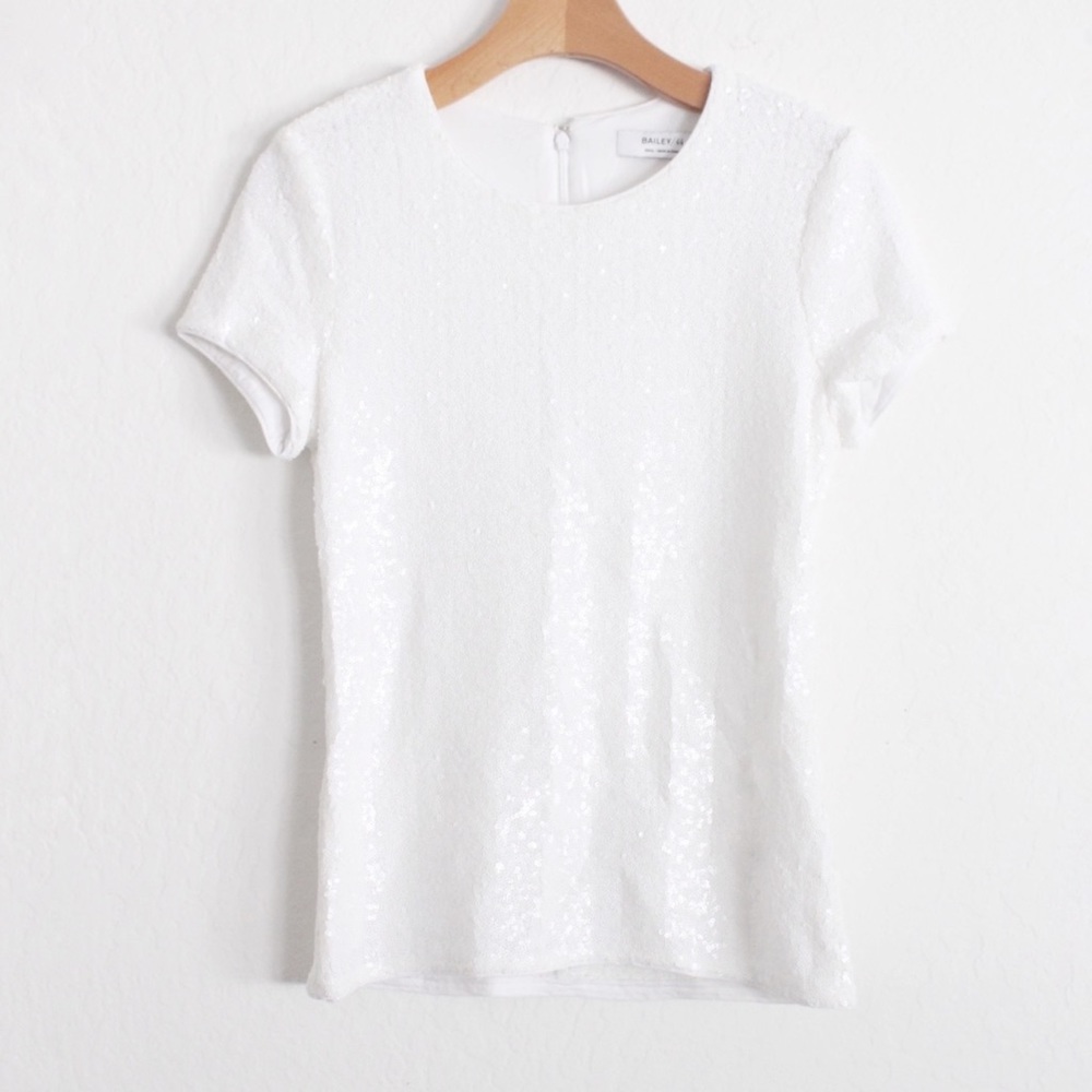 NWOT BAILEY 44 SEQUIN TOP